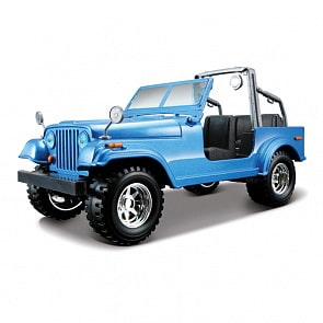 Металлическая машинка Jeep Wrangler масштаб 1: 24 (BBURAGO, 18-22033)