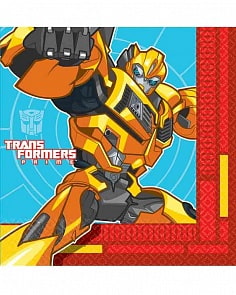 Салфетка Трансформеры, 25 см, 16 штук (Amscan, 1502-1317)