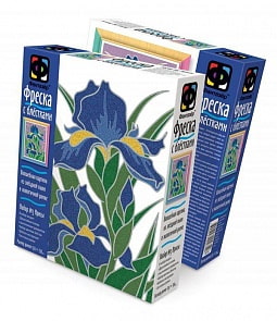 Набор для творчества - Фреска с блестками - Ирисы (Фантазер, 407059ФН)