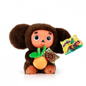 Мягкая Игрушка Чебурашка 17 см., с апельсином, озвученная (Мульти-Пульти, V36377/17BS22sim)