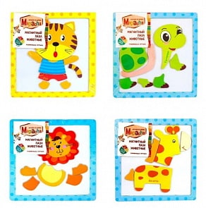 Магнитный пазл - Животные (Mapacha, 76657)