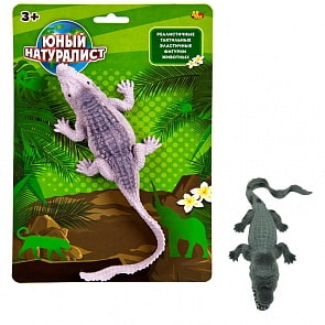 Юный натуралист. Животные - Крокодил, термопластичная резина (ABtoys,  PT-01181)
