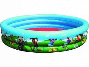Надувной бассейн Микки Маус, размер 122 х 25 см., 140 литров (BestWay, бв91007)