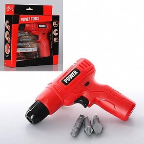 Игровой набор инструментов, 5 предметов, с дрелью (Tegole, T1405)