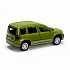 Машина металлическая Skoda Yeti, длина 12 см, открываются двери, инерционная, зеленая  - миниатюра №2