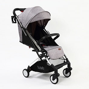 Прогулочная коляска Nuovita Anima, Серый светлый, Серебряный (Nuovita, NUO_8808)