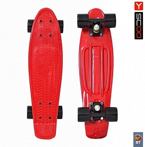 Скейтборд Penny board RT 22 Classic red (Y-SCOO, 4980RT)