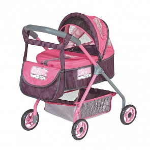 Коляска-люлька с сумкой из серии Сити Мартина, высота 56 см. (Decuevas, 86018)