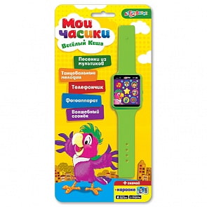 Часики музыкальные - Веселый Кеша (Азбукварик, 28115-5)
