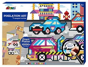 Картина из пиксельной мозаики - Транспорт (Avenir, CH191596)