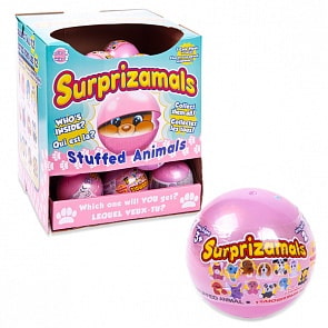 Игрушка-сюрприз Surprizamals 2 (Сюрпризамалс) - Плюшевые фигурки зверят в капсулах (Beverly Hills Teddy Bear, SUR20250)