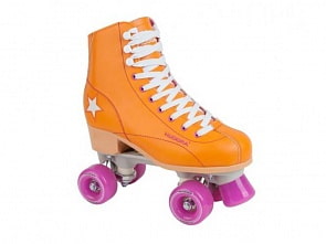 Ролики Rollschuh Roller Disco, размер 41, цвет – оранжево-лиловый/orange-lila (Hudora, 13206)
