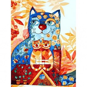 Раскраски по номерам - Картина «Близнецы», 30 х 40 см. (Белоснежка, 014-AS)