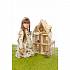 Сборная деревянная модель - Кукольный Домик, 158 деталей  - миниатюра №4