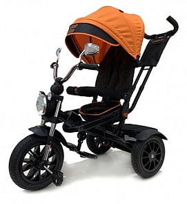 Трехколесный велосипед - Lexus Trike Moto, колеса 12" и 10", оранжевый, свет и звук (Lexus Trike, 11M-N1210P-BLACK+ORANGE) Трехколесный велосипед - Lexus Trike Moto, колеса 12" и 10", оранжевый, свет и звук (Lexus Trike, 11M-N1210P-BLACK+ORANGE)