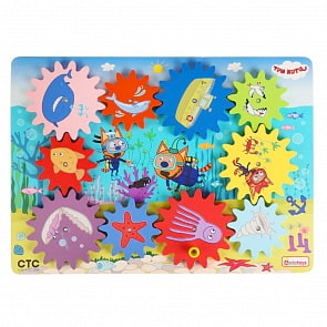 Бизиборд с шестеренками – Дайвинг из серии Три кота (Алатойс, ББ217)