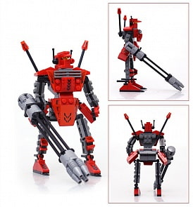 Конструктор – Капитан: фигурка робота, 165 деталей (Ausini, 25475)