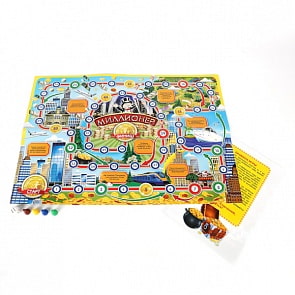 Настольная игра-ходилка - Миллионер для малышей (Умка, 4690590110195sim)