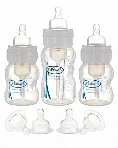 Набор 3-х бутылочек с широким горлышком (DrBrowns, 430)