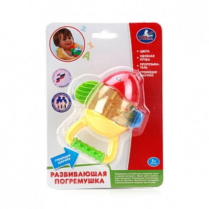 Погремушка - Рыбка с гремящими шариками и прорезывателем (Умка, B1391993-Rsim)