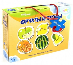 Напольный пазл - Фрукты и ягоды, 12 элементов (Step Puzzle, 70112sim)