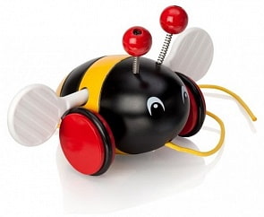 Каталка-пчелка, на веревочке (Brio, 30165)