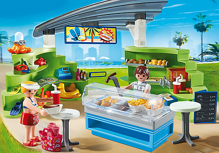 Игровой набор из серии «Аквапарк» - Магазин летних товаров с закусочной 