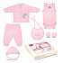 Набор одежды для детей Fimbaby 200077 от 0 до 6 мес, 6 предметов, 56 размер, розовый (Fimbaby,  - миниатюра №1