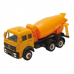 Модель машины Mercedes-Benz Unimog - бетономешалка (Welly, 99653) - миниатюра
