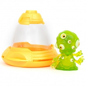 Фигурка из серии Exogini - Гургл, с летающей тарелкой (Giochi Preziosi, EXG02300/RU)