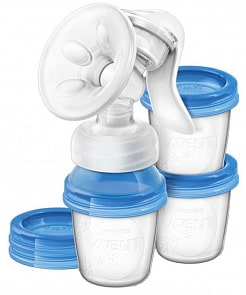 Молокоотсос ручной с принадлежностями. Серия Natural SCF330/13 (Philips Avent, 00-0008536)