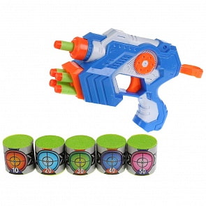 Бластер с мягкими мишенями, стреляет мягкими пулями (Играем вместе, B1326525-R1)
