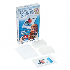 Акварельное мыло. Снегирь. Серия Снежная королева (Фантазер, 403103sim) 