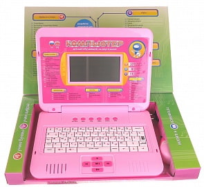 Детский обучающий компьютер для девочек, розовый (JoyToy, ps7076) Детский обучающий компьютер для девочек, розовый (JoyToy, ps7076)
