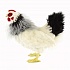 Мягкая игрушка Курица черно-белая, 27 см  - миниатюра №1