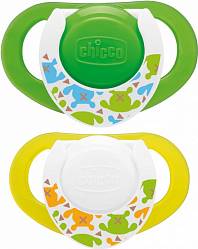 Пустышка силиконовая 4+, яркая (Chicco, 5729.00) - миниатюра