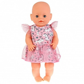 Одежда для кукол 40-42 см – Платье Бабочки (Карапуз, OTF-1908D-RU)
