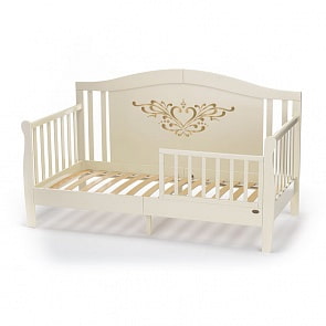 Детская кровать-диван Nuovita Stanzione Verona Div Cuore, Vaniglia/Ваниль (Nuovita, NUO-dVER_120)