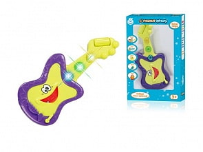 Электромузыкальная гитара - Поющий оркестр, свет (1toy, Т58938)