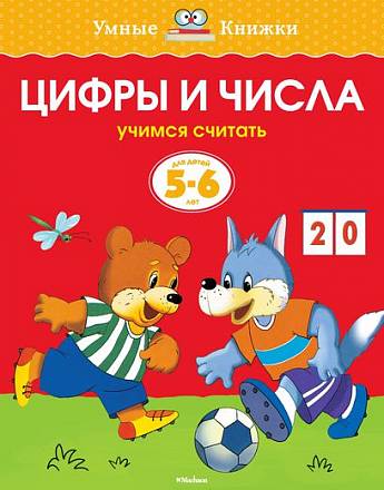 Книга - Цифры и числа - из серии Умные книги для детей от 5 до 6 лет в новой обложке 