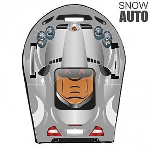 Ледянка Snow Auto L Slr MClaren, цвет - серый, 64,5 х 46 см. (RT, 6181RT)