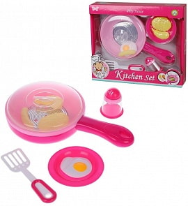 Игровой набор - Кухонные принадлежности, 9 предметов, свет и звук (Shantou, NF223)