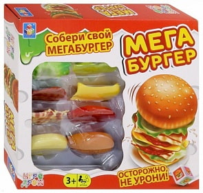 Игра настольная из серии Игродром – Мегабургер (1toy, Т13554)