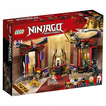Конструктор Lego Ninjago – Решающий бой в тронном зале 