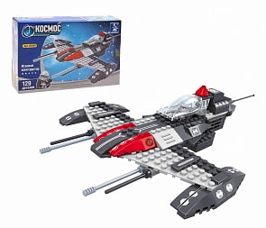 Конструктор - Космический корабль с фигуркой, 129 деталей (Ausini, 25469)