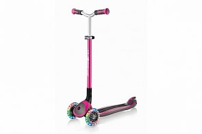 Самокат трёхколёсный Globber Master Lights розовый (Globber, 662-110)