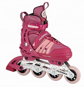 Ролики Inline Skates Comfort, цвет - strong berry, размер 35-40 (Hudora, 28453)