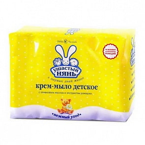 Крем-мыло - Ушастый нянь с ромашкой, 4x100 г (Невская косметика, 10198К)