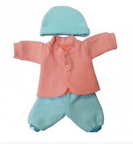 Одежда для куклы размером 38 - 43 см. - Костюм стеганый с шапочкой (Mary Poppins, 229)