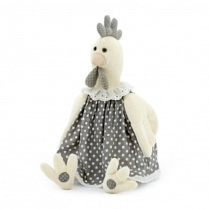 Мягкая игрушка - Курочка Глаша, 40 см (Orange, OS109/40B)